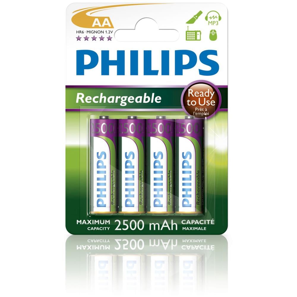 Batterie ricaricabili pronte per l'uso. AA, 2500 mAh Ni-MH. - Foto 1